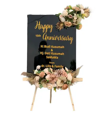 Papan Bunga Akrilik Kuwaron