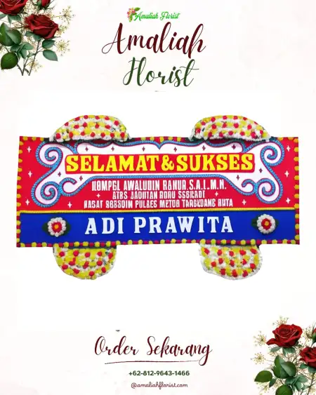 Papan Bunga Ucapan Selamat Kuwaron