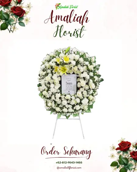 Krans Bunga Duka Kuwaron